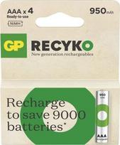 ikraunamos baterijos aaa - GP ReCyko 1000 Series AAA (R03) Rechargeable 4pcs - 1 nuotrauka