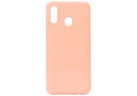 Korpuso galas, galinis dangtelis Evelatus         Samsung      A20E Soft Touch Silicone       Beige