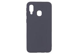 telefonas samsung a40 - Korpuso galas, galinis dangtelis Evelatus         Samsung      A40 Soft Touch Silicone       Black - 1 nuotrauka