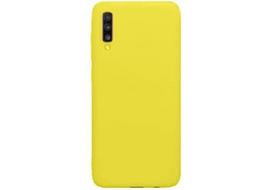 Korpuso galas, galinis dangtelis Evelatus         Samsung      A70 Soft Touch Silicone       Yellow