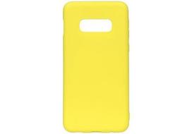 Korpuso galas, galinis dangtelis Evelatus         Samsung      S10e Soft Silicone       Yellow