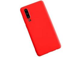 Korpuso galas, galinis dangtelis Evelatus         Huawei      P30 Soft Silicone       Red