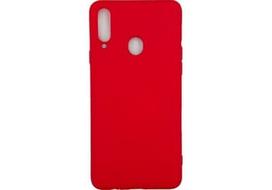 Korpuso galas, galinis dangtelis Evelatus         Samsung      A20s Soft Touch Silicone       Red