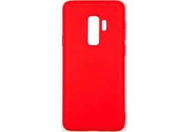 Korpuso galas, galinis dangtelis Evelatus         Samsung      S9 Soft Touch Silicone       Red