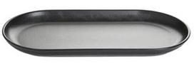 Porland Seasons Oval Plate 15x30cm Black