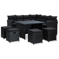 Sodo baldų komplektas VLX 6 Piece Garden Lounge Set With Cushions