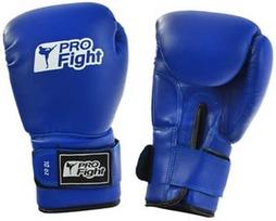 ProFight PVC Boxing Gloves Blue 14oz