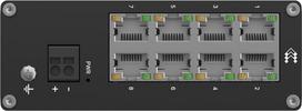 din sakotuvas - Teltonika Switch | TSW030 | Unmanaged | DIN rail mountable | 10/100Mbps (RJ-45) ports quantity 8 | Power supply type 2-pin industrial DC power socket | TSW030000000 - 7 nuotrauka