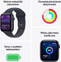 gps - Apple Watch SE 3 GPS 40mm Starlight Aluminium Case with Starlight Sport Band M/L (Starlight) - 4 nuotrauka
