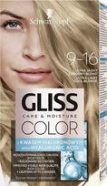 Schwarzkopf Gliss Color Care & Moisture ilgalaikiai plaukų dažai 9-16 Ultra Light Cool Blonde