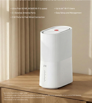 6 ghz router - ZTE G5B Wi-Fi 6, baltas (White) - 2 nuotrauka