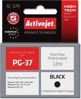 spausdintuvas canon rasalinis - Rašalinio spausdintuvo kasetė ActiveJet AC-37 Cartridge 12ml Black - 1 nuotrauka