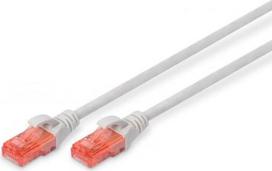 Digitus Premium CAT 6 UTP Patch Cable Grey 0.5m
