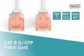 pvc tinklai - Digitus Premium CAT 6 UTP Patch Cable Grey 0.5m - 3 nuotrauka