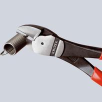 kirpimo reples - Didelės svertinės jėgos kirpimo replės KNIPEX 7402 250 mm - 3 nuotrauka