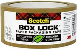 Scotch Scotch Box Lock pakavimo juosta 48mm/22,8m, rudas popierius