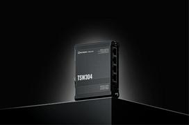 din sakotuvas - Teltonika DIN Rail Switch | TSW304 | Unmanaged | Wall-mountable | TSW304000000 - 1 nuotrauka