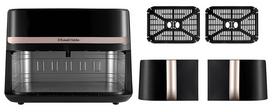 russell hobbs gruzdintuve - Russell Hobbs SatisFry Dual Basket 27680-56 Juodas (Black) - 2 nuotrauka