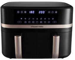 russell hobbs gruzdintuve - Russell Hobbs SatisFry Dual Basket 27680-56 Juodas (Black) - 5 nuotrauka