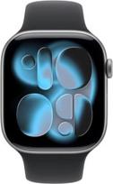 apple watch 11 46mm - Apple Watch Series 11 GPS   Cellular 46mm Space Grey Aluminium Case with Black Sport Band - S/M - MFC94ET/A - 4 nuotrauka