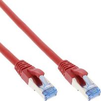 InLine Komutacinis kabelis - S / FTP (PiMf) - Cat.6A - 500MHz - Halogen Free - Copper - Raudona - 20m (76820R)
