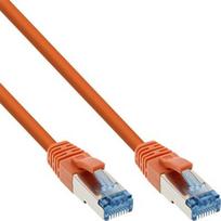 InLine Komutacinis kabelis - S / FTP (PiMf) - Cat.6A - 500MHz - Halogen Free - Copper - Orange - 15m (76815O)