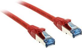 InLine Patch kabelis sieciowy Cat.6A, S/FTP (PiMf), 500MHz, raudona, 5m (76805R)