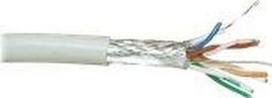 InLine Kabelis, Cat.5e, S-FTP, AWG24, CU, halogen free, pilkas 100m (73100U)