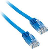 InLine Flat patch cord UTP Cat.6 15m Mėlyna - 15 m - Mėlyna