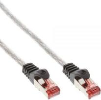 InLine Patchcord S/FTP, PiMF, Cat.6, PVC, przeźroczysty 20m (76420T)