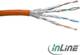 InLine Kabelis sieciowy Cat.6 1000 Mbit RJ45 oranžinė 100m (76499O)