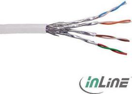 InLine Kabelis sieciowy Cat.6 1000 Mbit RJ45 baltas 100m (76499W)