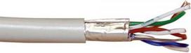 pvc tinklai - InLine Patchcabel F/UTP, Cat.5e, AWG26, CCA, PVC, 100m (72198) - 1 nuotrauka