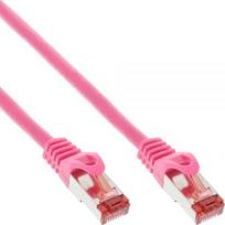 InLine Patchcord S/FTP, PiMF, Cat.6, PVC, rožinis 20m (76420M)