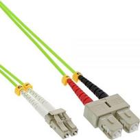 InLine Patchcord światłowodowy Duplex LC/SC, 50/125µm, OM5, 25m (88638Q)