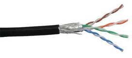 InLine 72099S - 100 m - Cat5e - SF/UTP (S-FTP) - Juodas