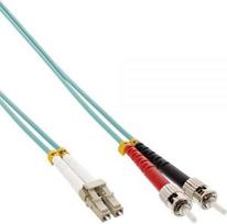 InLine Patchcord światłowodowy LC/ST 50/125µm OM3 15m (88515O)