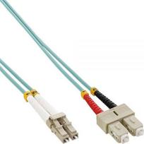 InLine Patchcord światłowodowy LC/SC, 50/125µm, OM3 20m (88639O)
