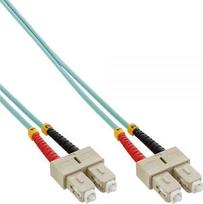 InLine Patchcord światłowodowy SC/SC, 50/125µm, OM3 10m (83510O)