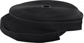 Organizer InLine Opaska na kable su rzepem, Typ Band, 25mm, juoda, 25m (59933S)