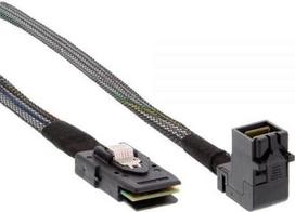InLine Kabelis Mini SAS HD SFF-8643 kątowy - SFF-8087 + Sideband 1m (27629B)