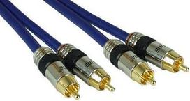 Kabelis InLine RCA (Cinch) x2 - RCA (Cinch) x2 5m mėlyna (89705P)