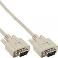 Kabelis InLine D-Sub (VGA) - D-Sub (VGA) 10m pilka (17712E)