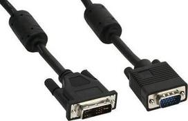 Kabelis InLine DVI-A - D-Sub (VGA) 3m juoda (17782A)