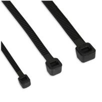 Inline Kabelbinder Juodas [Länge 250mm, Breite 3,6mm, 100 Stück]