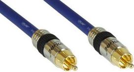Kabelis InLine RCA (Cinch) - RCA (Cinch) 5m mėlyna (89405P)