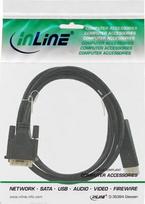 Kabelis InLine DisplayPort - DVI-D 0.5m juoda (17116)