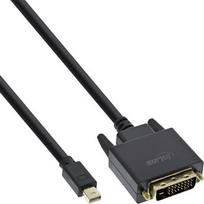 Kabelis InLine DisplayPort - DVI-D 0.5m juoda (17226)
