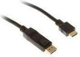 Kabelis InLine DisplayPort - HDMI 5m juoda (17185)