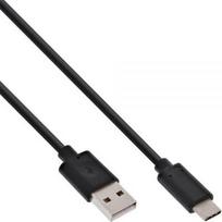 Kabelis USB InLine USB C -> USB A (M/M) Juodas 2m (35732)